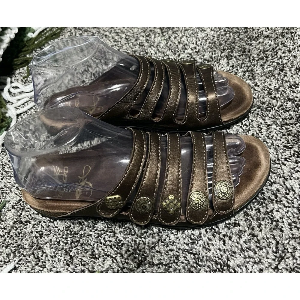 Dansko Women's 1501290200 Leather Sandals Size EU 37